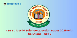CBSE Class 10 Science Question paper 2026 Available: Download Solution PDF with Answer Key SET 2 31-5-2